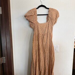 Rylee + Cru Floral Puff Sleeve Dress